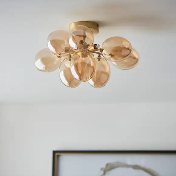 Vogue Lighting Vogue Dianthe 3 Light Ceiling Fitting 2 Vogue Lighting Vogue Dianthe 3 Light Ceiling Fitting - Image 2