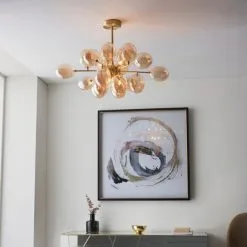 Vogue Lighting Vogue Dianthe 6 Light Ceiling Fitting -Dunelm Lights Sales 30752911 alt04