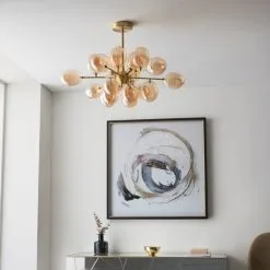 Vogue Lighting Vogue Dianthe 6 Light Ceiling Fitting -Dunelm Lights Sales 30752911 alt05