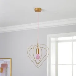 Dunelm Heart 1 Light Pendant Ceiling Fitting 7 Dunelm Heart 1 Light Pendant Ceiling Fitting -Dunelm Lights Sales 30752919 alt01