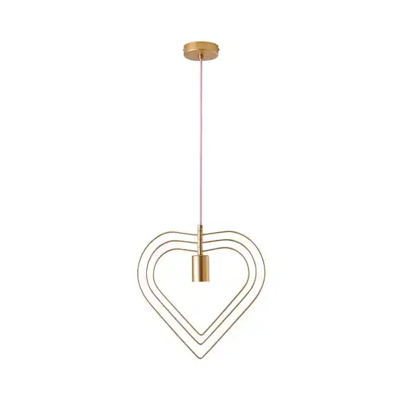 Dunelm Heart 1 Light Pendant Ceiling Fitting 5 Dunelm Heart 1 Light Pendant Ceiling Fitting - Image 5