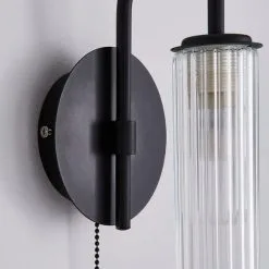 Dorma Henstone Black Bathroom Wall Light -Dunelm Lights Sales 30752920 alt04