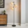 Elements Jaula 3 Light Rattan Floor Lamp -Dunelm Lights Sales 30752932
