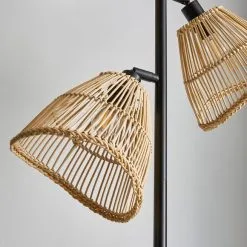 Elements Jaula 3 Light Rattan Floor Lamp 8 Elements Jaula 3 Light Rattan Floor Lamp -Dunelm Lights Sales 30752932 alt02