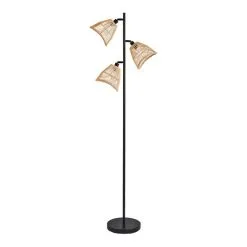 Elements Jaula 3 Light Rattan Floor Lamp 10 Elements Jaula 3 Light Rattan Floor Lamp -Dunelm Lights Sales 30752932 alt05