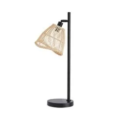Elements Jaula Rattan Desk Lamp -Dunelm Lights Sales 30752933 alt05