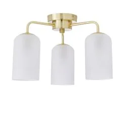 Dunelm Palazzo Gold 3 Light Semi Flush Fitting -Dunelm Lights Sales 30753376 alt05