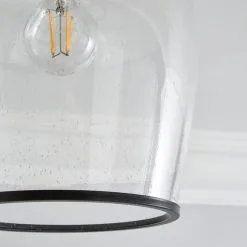 Dunelm Lenny 1 Light Black Flush Ceiling Fitting -Dunelm Lights Sales 30753380 alt02