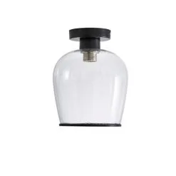 Dunelm Lenny 1 Light Black Flush Ceiling Fitting -Dunelm Lights Sales 30753380 alt05