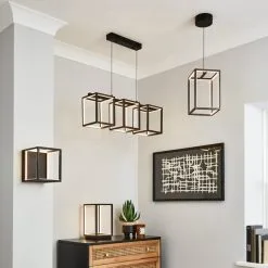 Dunelm Depere 3 Light Integrated LED Black Ceiling Fitting -Dunelm Lights Sales 30753389 alt06