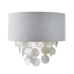 Dunelm Gemini Capiz Easy Fit Pendant 8 Dunelm Gemini Capiz Easy Fit Pendant -Dunelm Lights Sales 30753396 alt05