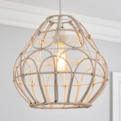 Dunelm Decorative Cane Easy Fit Pendant