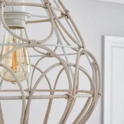 Dunelm Decorative Cane Easy Fit Pendant -Dunelm Lights Sales 30753398 alt02