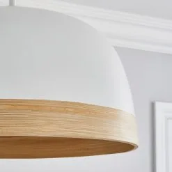 The Edited Life Edited Life Bamboo Easy Fit Pendant -Dunelm Lights Sales 30753426 alt02