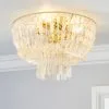Dunelm Abanna Flush Ceiling Fitting -Dunelm Lights Sales 30753429