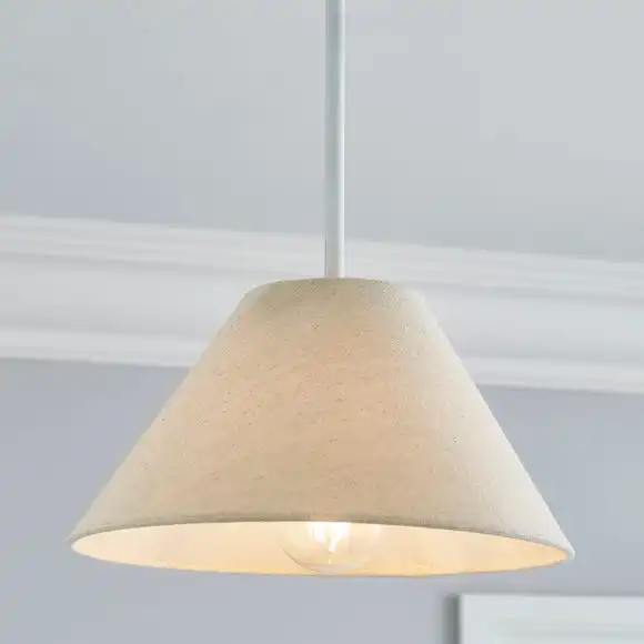 Dunelm Luna Conical Natural Shade 35cm 1 Dunelm Luna Conical Natural Shade 35cm