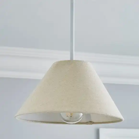 Dunelm Luna Conical Natural Shade 35cm 2 Dunelm Luna Conical Natural Shade 35cm - Image 2