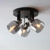 Dunelm Palazzo 3 Light Smoked Glass Spotlight -Dunelm Lights Sales 30754813