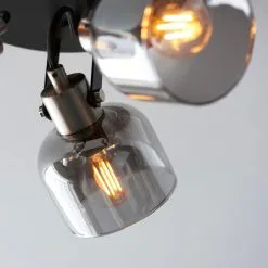 Dunelm Palazzo 3 Light Smoked Glass Spotlight -Dunelm Lights Sales 30754813 alt04