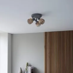 Dunelm Ohio 3 Light Grey Spotlight -Dunelm Lights Sales 30754832 alt03