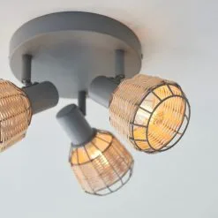 Dunelm Ohio 3 Light Grey Spotlight -Dunelm Lights Sales 30754832 alt04