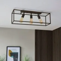 Dunelm London 3 Light Bronze Spotlight Bar -Dunelm Lights Sales 30754838 alt03