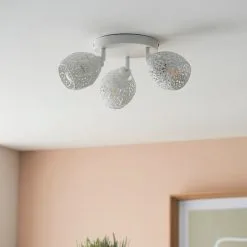 Dunelm Fearne 3 Light White Spotlight -Dunelm Lights Sales 30754841 alt01