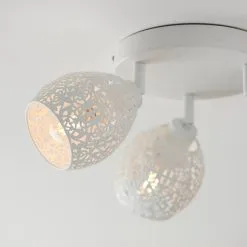 Dunelm Fearne 3 Light White Spotlight -Dunelm Lights Sales 30754841 alt04