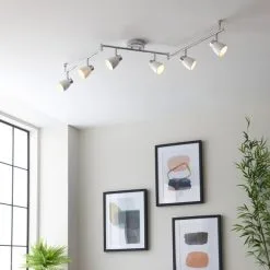 Dunelm Alto 6 Light Chrome Spotlight Bar -Dunelm Lights Sales 30754842 alt02