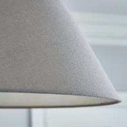 Dunelm Luna Conical Grey Shade 35cm -Dunelm Lights Sales 30755332 alt02