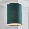 Dunelm Ava 15cm Bottle Green Cylinder Shade -Dunelm Lights Sales 30755337