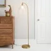Churchgate Allexton Glass Floor Lamp -Dunelm Lights Sales 30755586