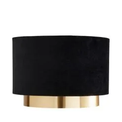 Dunelm Nesa Gold Black Velvet 2 Tier Shade -Dunelm Lights Sales 30755587 alt05