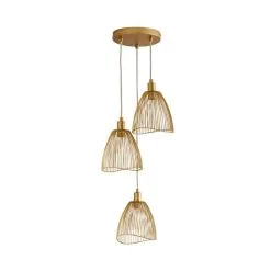 Elements Jaula Gold 3 Light Cluster Ceiling Fitting -Dunelm Lights Sales 30755628 alt05
