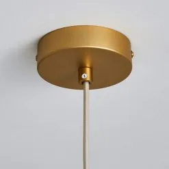 Elements Jaula Gold 1 Light Ceiling Fitting -Dunelm Lights Sales 30755632 alt03