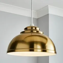 Dunelm Galley Gold Easy Fit Pendant