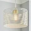 Dunelm Kiel White Easy Fit Pendant