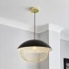 Dunelm Emzo Black Ceiling Fitting 50cm -Dunelm Lights Sales 30755730