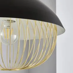 Dunelm Emzo Black Ceiling Fitting 35cm -Dunelm Lights Sales 30755731 alt02