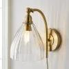 Churchgate Allexton Fluted Glass Wall Light -Dunelm Lights Sales 30755739