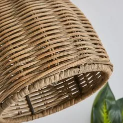 Churchgate Cotes Rattan Plug In Wall Light -Dunelm Lights Sales 30755741 alt02