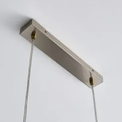 Dunelm Logan Glass 3 Light Nickel Diner Ceiling Fitting -Dunelm Lights Sales 30755757 alt03