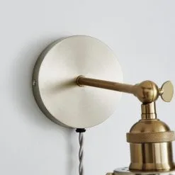 Dunelm Logan Glass Plug In Easy Fit Wall Light -Dunelm Lights Sales 30755761 alt03