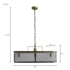Dunelm Kalix 3 Light Diner Ceiling Fitting -Dunelm Lights Sales 30755771 alt07