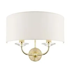 Vogue Lighting Vogue Katarina Crystal 2 Light Wall Light -Dunelm Lights Sales 30755821 alt05