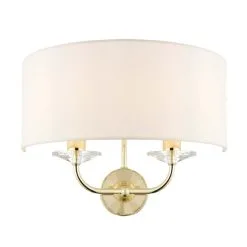 Vogue Lighting Vogue Katarina Crystal 2 Light Wall Light -Dunelm Lights Sales 30755821 alt06