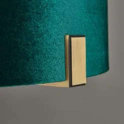 Vogue Lighting Vogue Balaton 1 Light Green Velvet Table Lamp -Dunelm Lights Sales 30755828 alt02