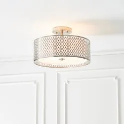 Vogue Lighting Vogue Tolna 3 Light Flush Ceiling Fitting -Dunelm Lights Sales 30755850 alt05