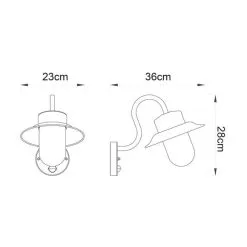 Vogue Lighting Vogue Windermere Outdoor PIR Wall Light 11 Vogue Lighting Vogue Windermere Outdoor PIR Wall Light -Dunelm Lights Sales 30755865 alt07