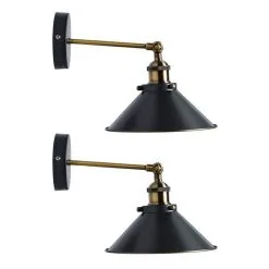 Dunelm Logan Grey Industrial Wall Light Twin Pack -Dunelm Lights Sales 30762320 alt05